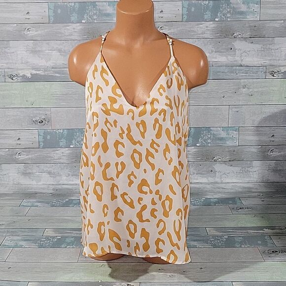 TYCHE Animal Print Tank Top sz Medium - Picture 1 of 4